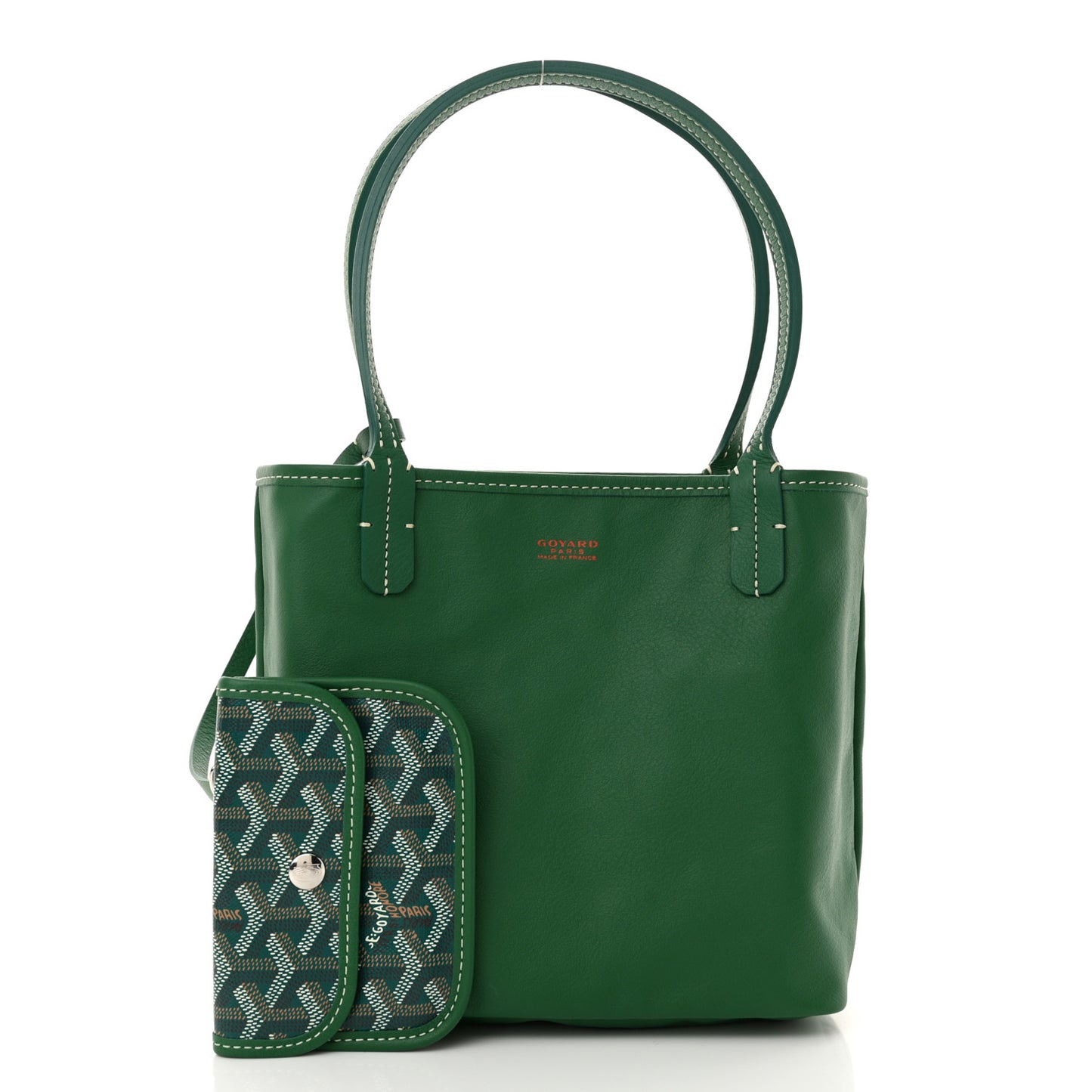 Goyardine Reversible Mini Anjou Green