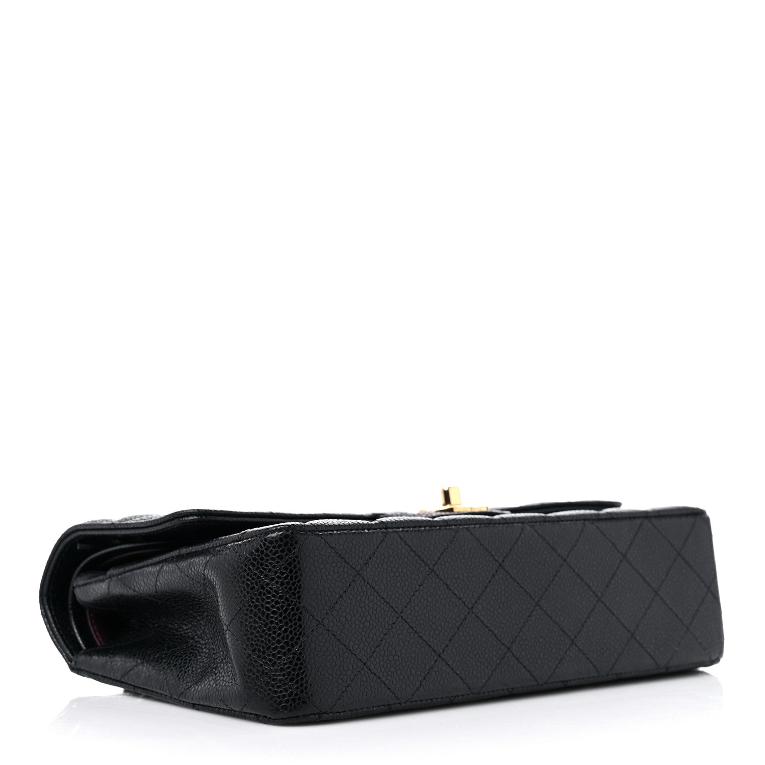 Chanel Caviar Quilted Medium Double Flap Black 3 of 9