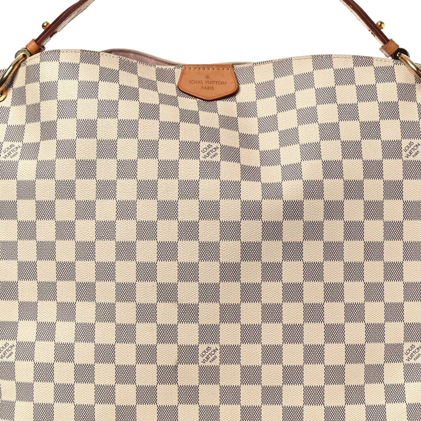 Damier Azur Graceful MM Rose Ballerine