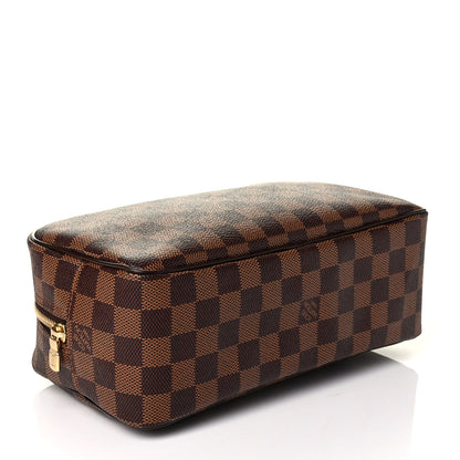 Louis Vuitton Damier Ebene Toiletry Bag 25 6 of 10