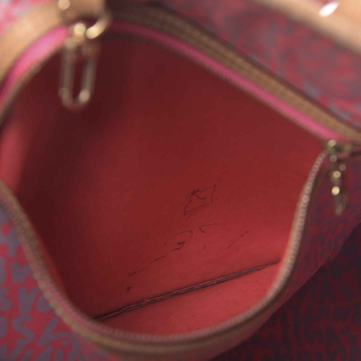 Monogram Graffiti Neverfull GM Fuchsia
