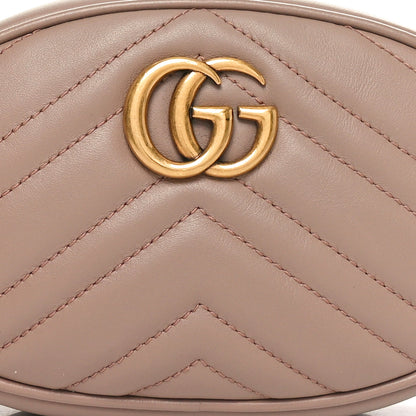 Gucci Calfskin Matelasse GG Marmont Belt Bag 85 34 Porcelain Rose 8 of 10