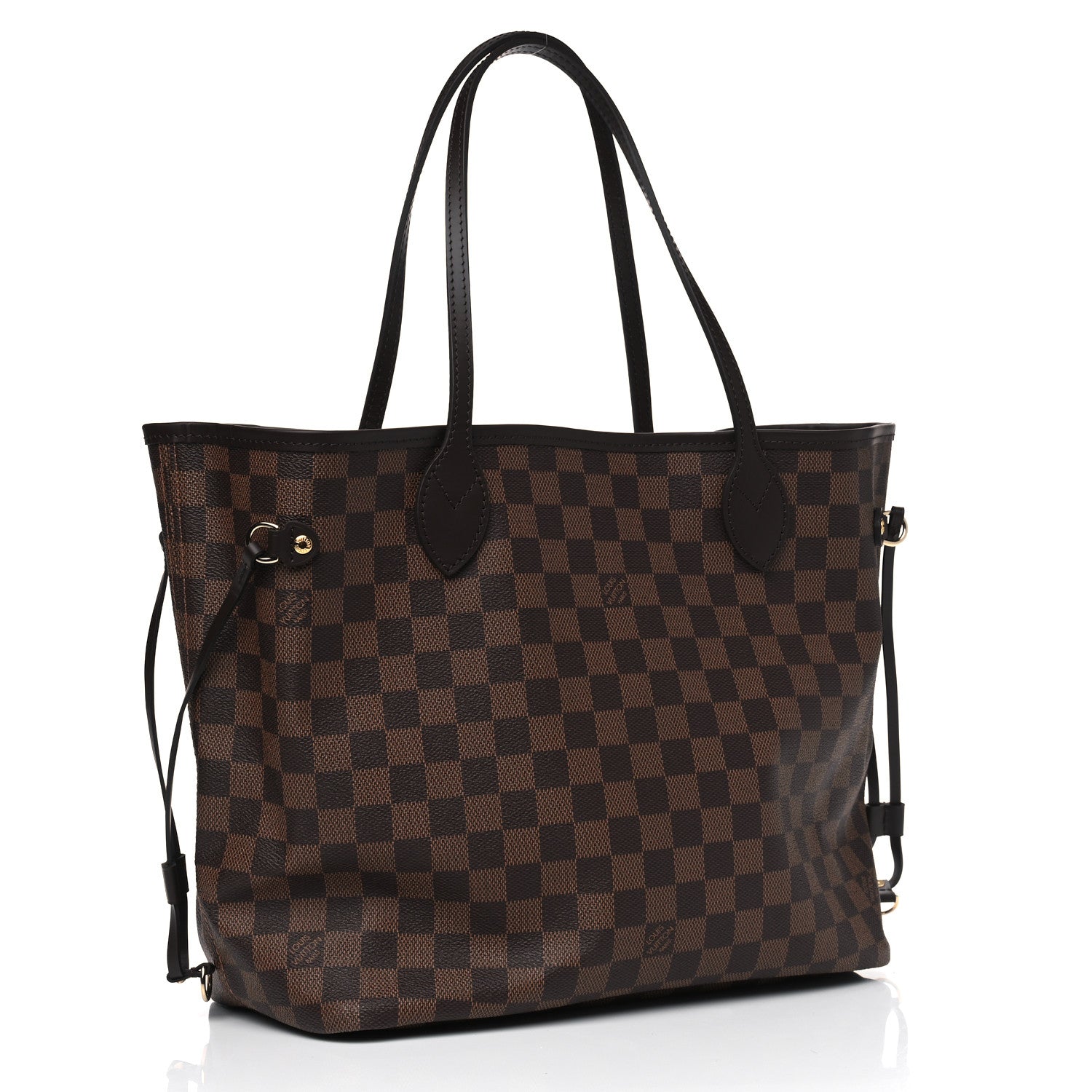 Louis Vuitton Damier Ebene Neo Neverfull MM Rose Ballerine 3 of 8