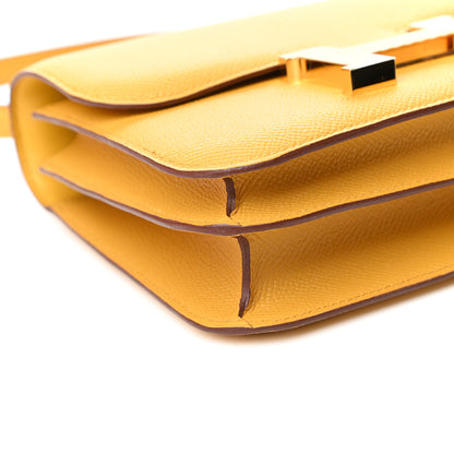 Hermes Epsom Constance 18 Jaune Ambre 8 of 10