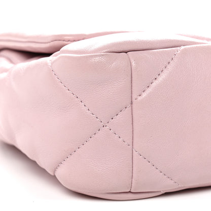 Chanel Lambskin Quilted Medium Chanel 19 Flap Light Pink 9 of 13