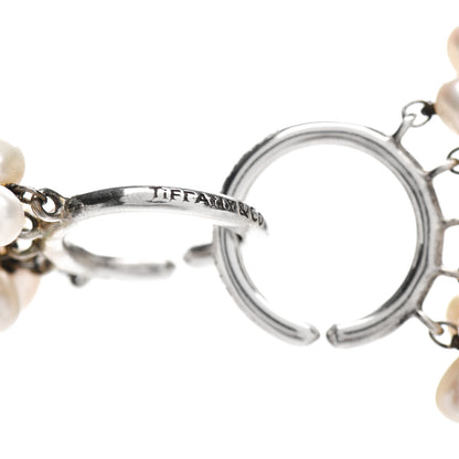 Tiffany Sterling Silver Pearl Paloma Picasso Torsade Necklace 4 of 4