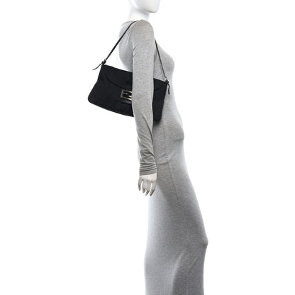 Fendi Zucchino Baguette Black 2 of 9