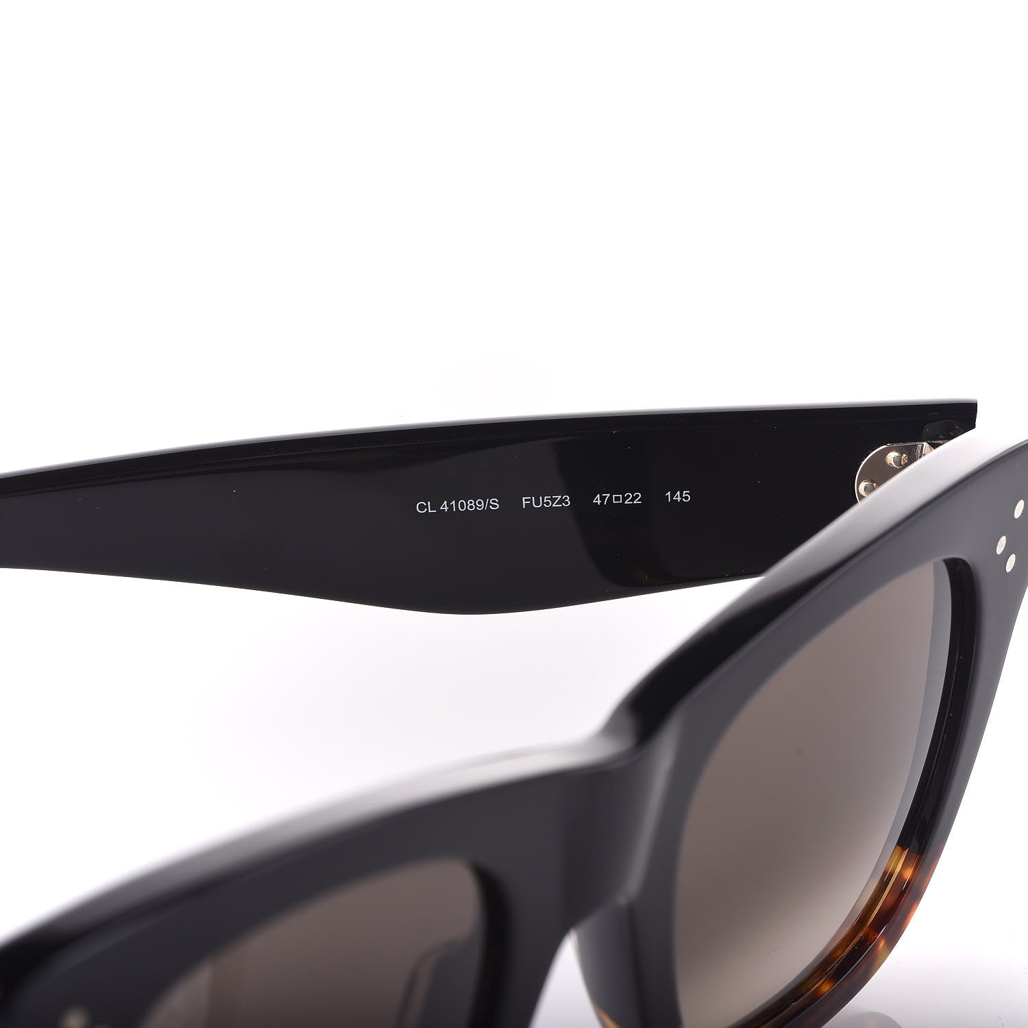 Celine Acetate Catherine Sunglasses CL41089/S Black Havana 6 of 7