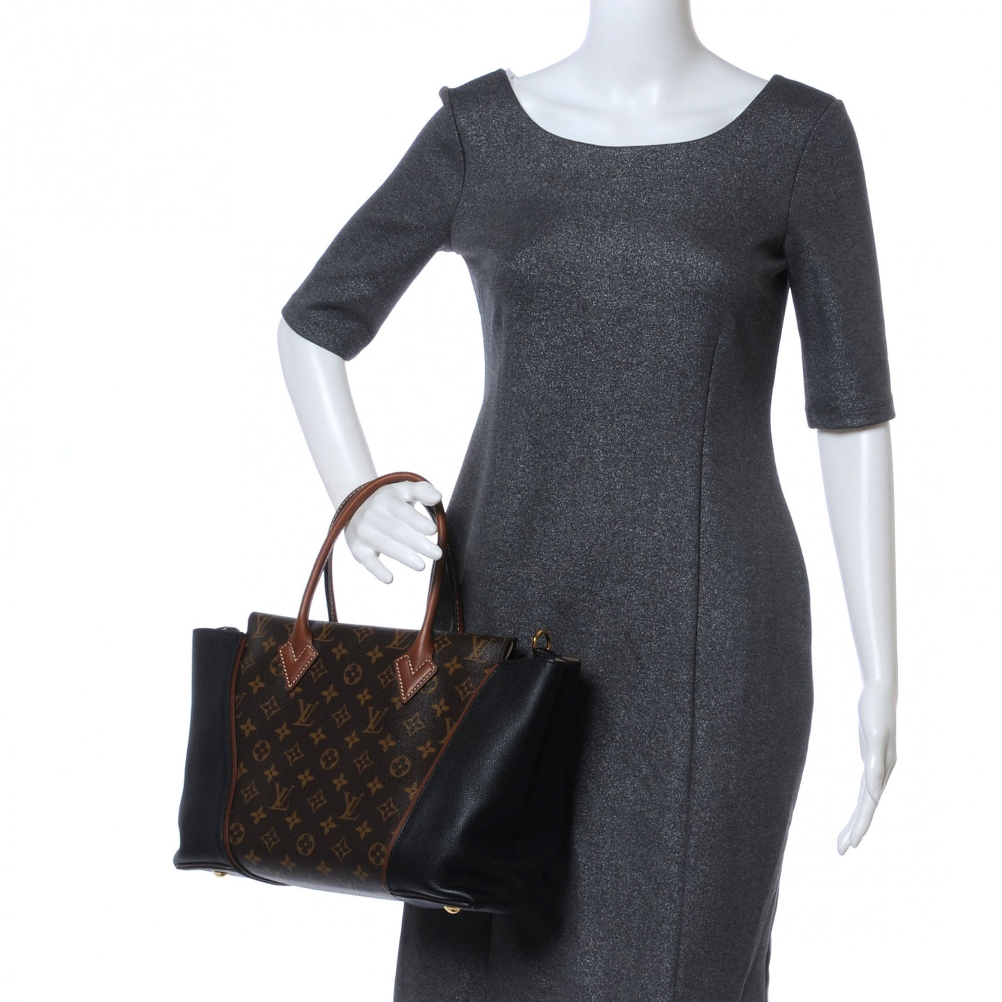 Monogram Tote W PM Black