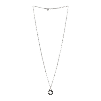 Gucci Sterling Silver Small Interlocking G Pendant Necklace 3 of 5