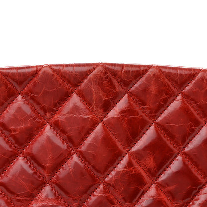 Chanel Glazed Calfskin Quilted Large Just Mademoiselle Bowling Bag Red 9 of 12