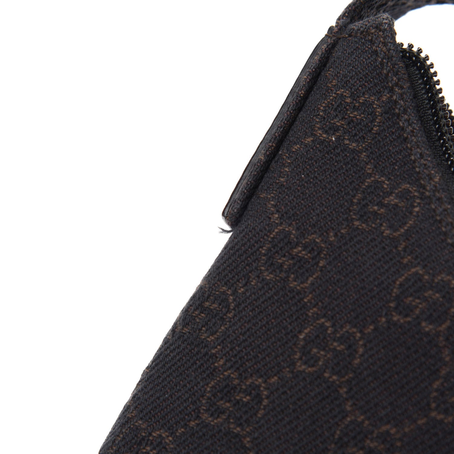 Gucci Denim Monogram Small Hobo Dark Brown 8 of 14
