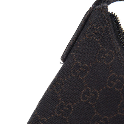 Gucci Denim Monogram Small Hobo Dark Brown 8 of 14