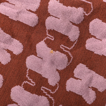 Hermes Cashmere Knit Logo Scarf 6 of 8