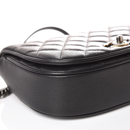 Chanel Calfskin Quilted Small Casual Pocket Messenger Flap Black 9 of 11