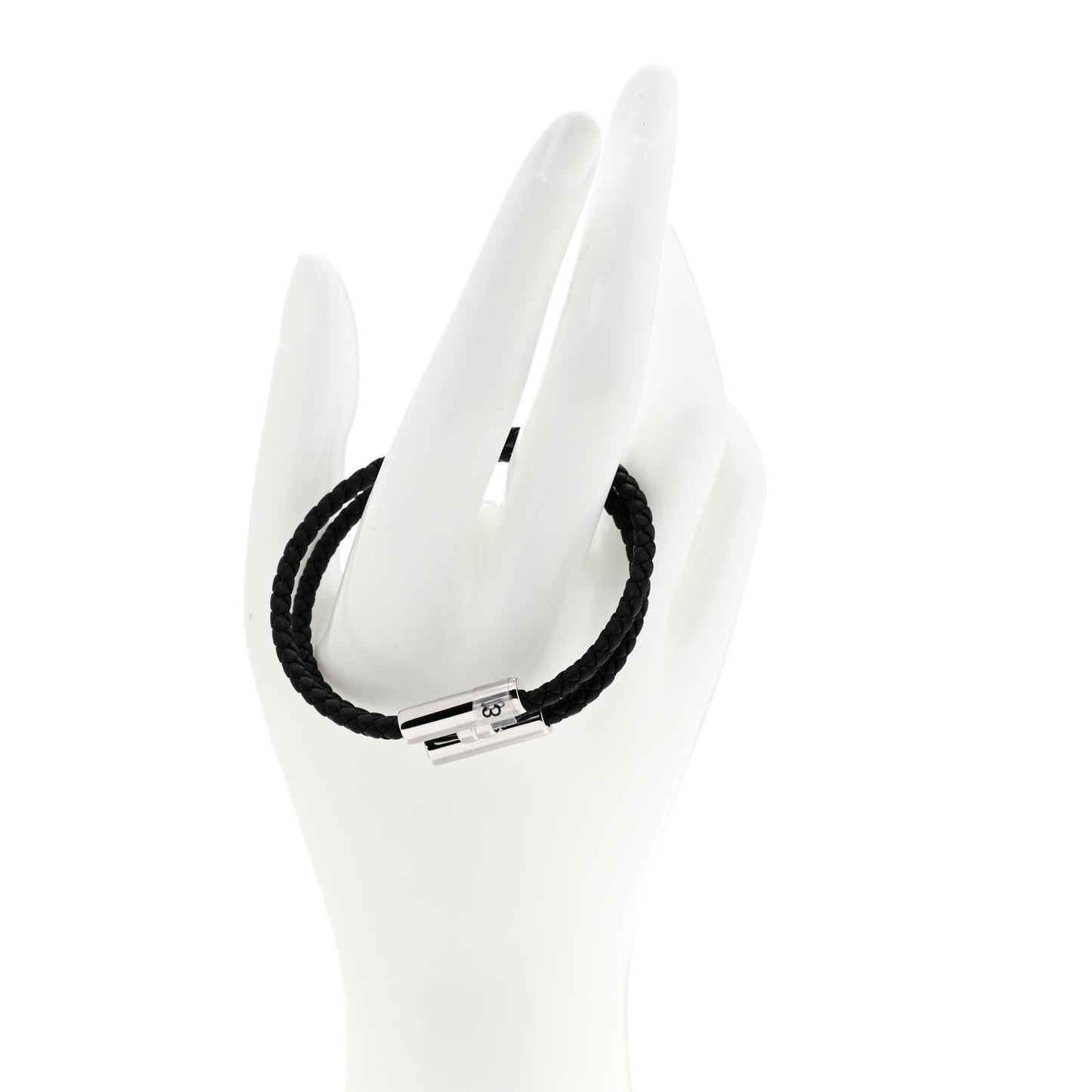 Swift Double Wrap Cord Tournis Tresse Bracelet T3 Black