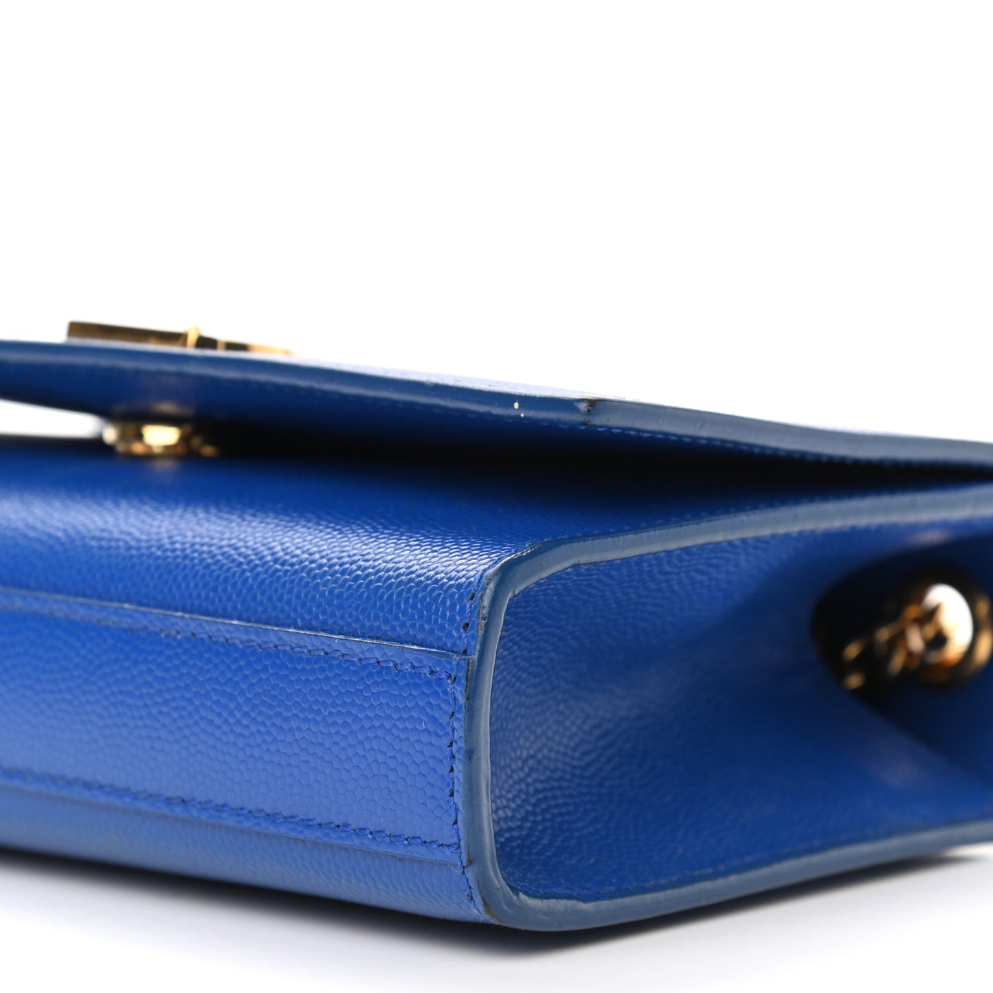 Grain De Poudre Small Classic Monogram Kate Satchel Royal Blue