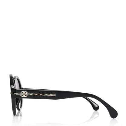 Chanel Acetate Chain Sunglasses 5511-A Black 3 of 7
