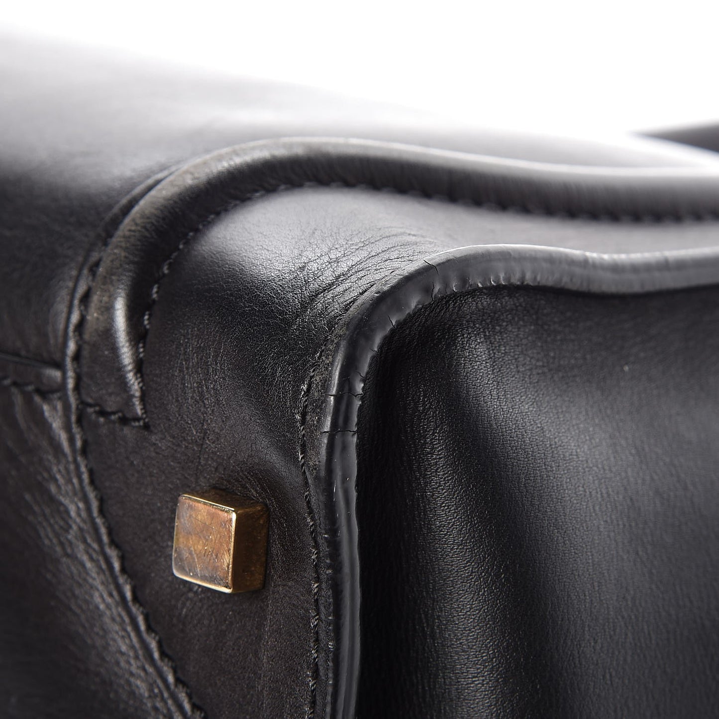 Smooth Calfskin Mini Luggage Black