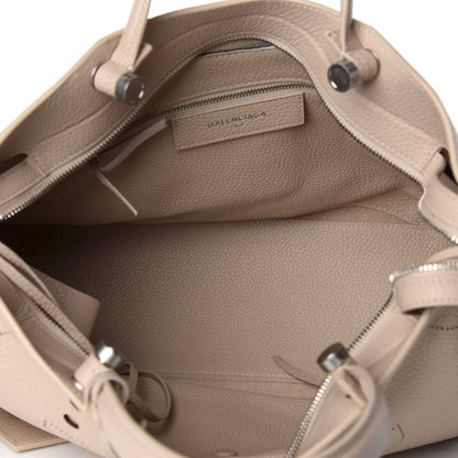 Balenciaga Veau Grana Perforated Blackout Hardware City Beige Poudre 6 of 10