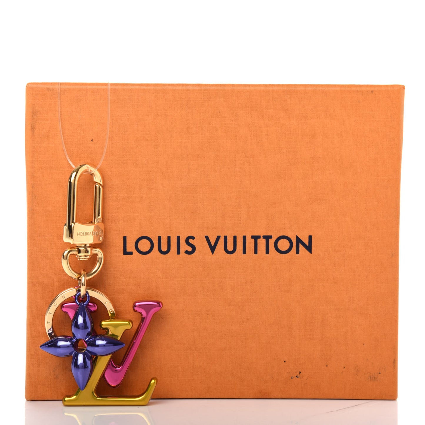 LV New Wave Bag Charm Key Holder Multicolor