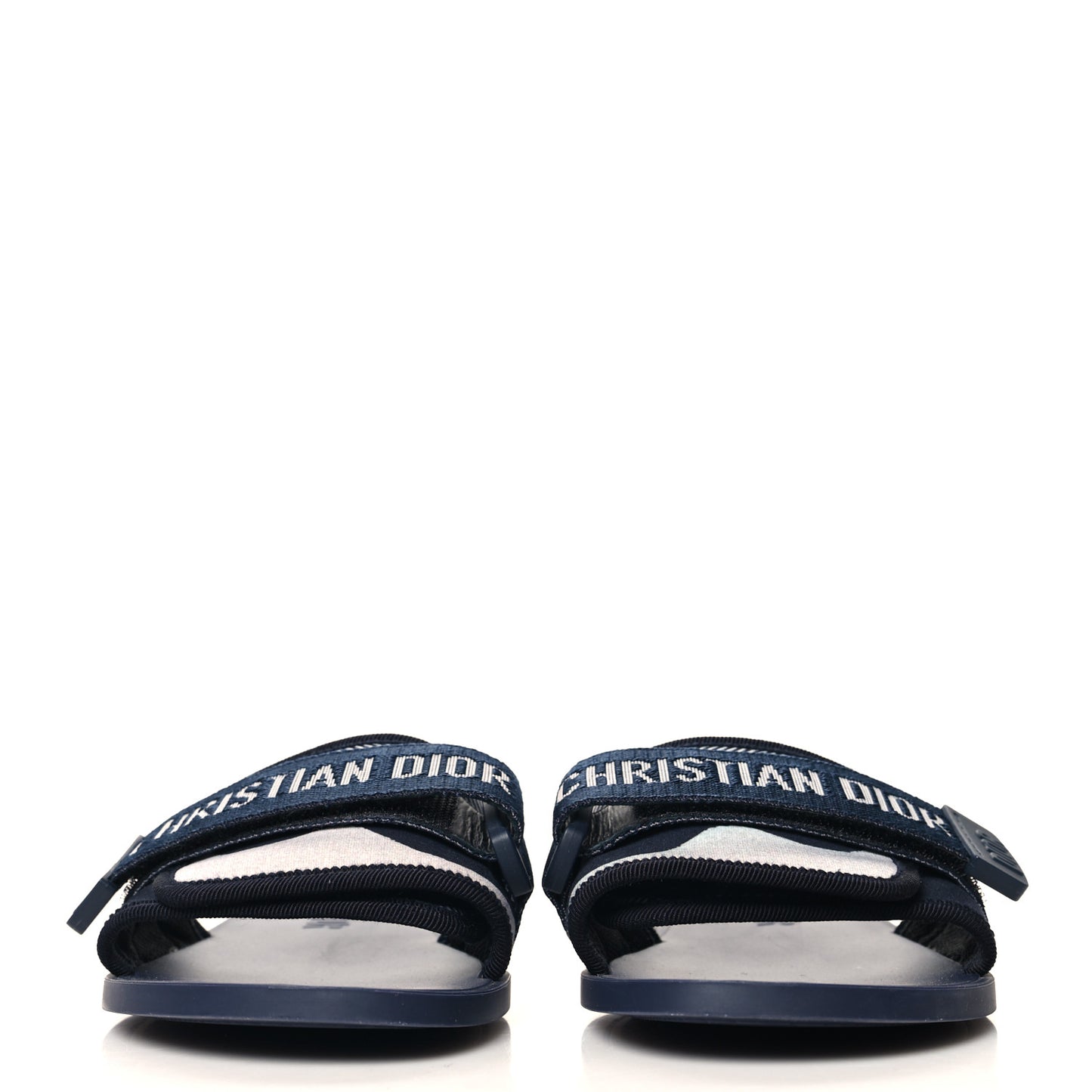 Technical Stretch Fabric Camouflage Dio(r)evolution Slide Sandals 37 Deep Blue