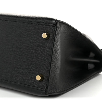 Hermes Epsom Kelly Sellier 28 Black 10 of 10