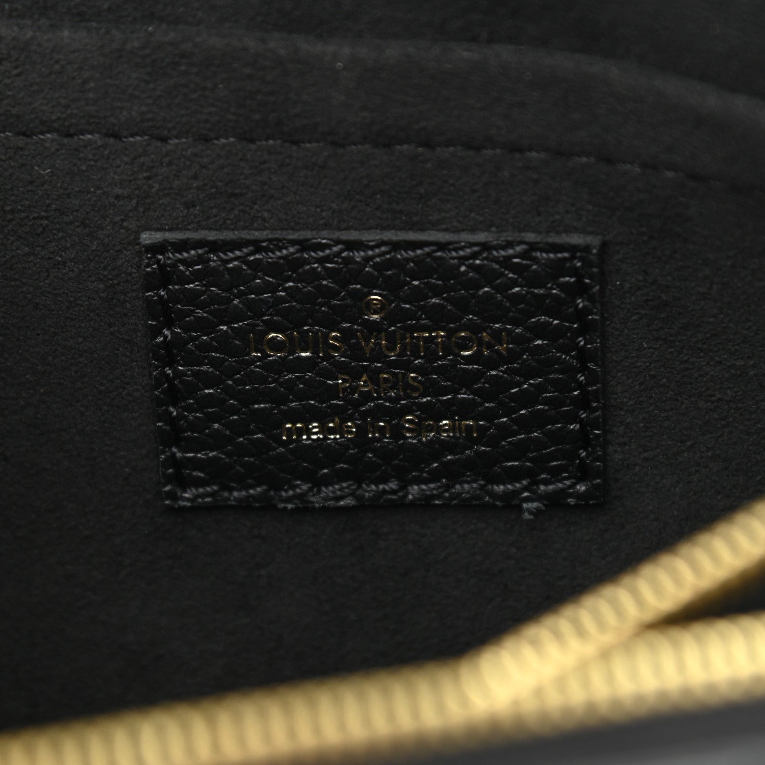 Louis Vuitton Empreinte Monogram Giant Multi Pochette Accessories Black 7 of 10