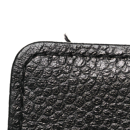 Chanel Caviar Quilted Large Gusset Flap Wallet Black 9 of 10