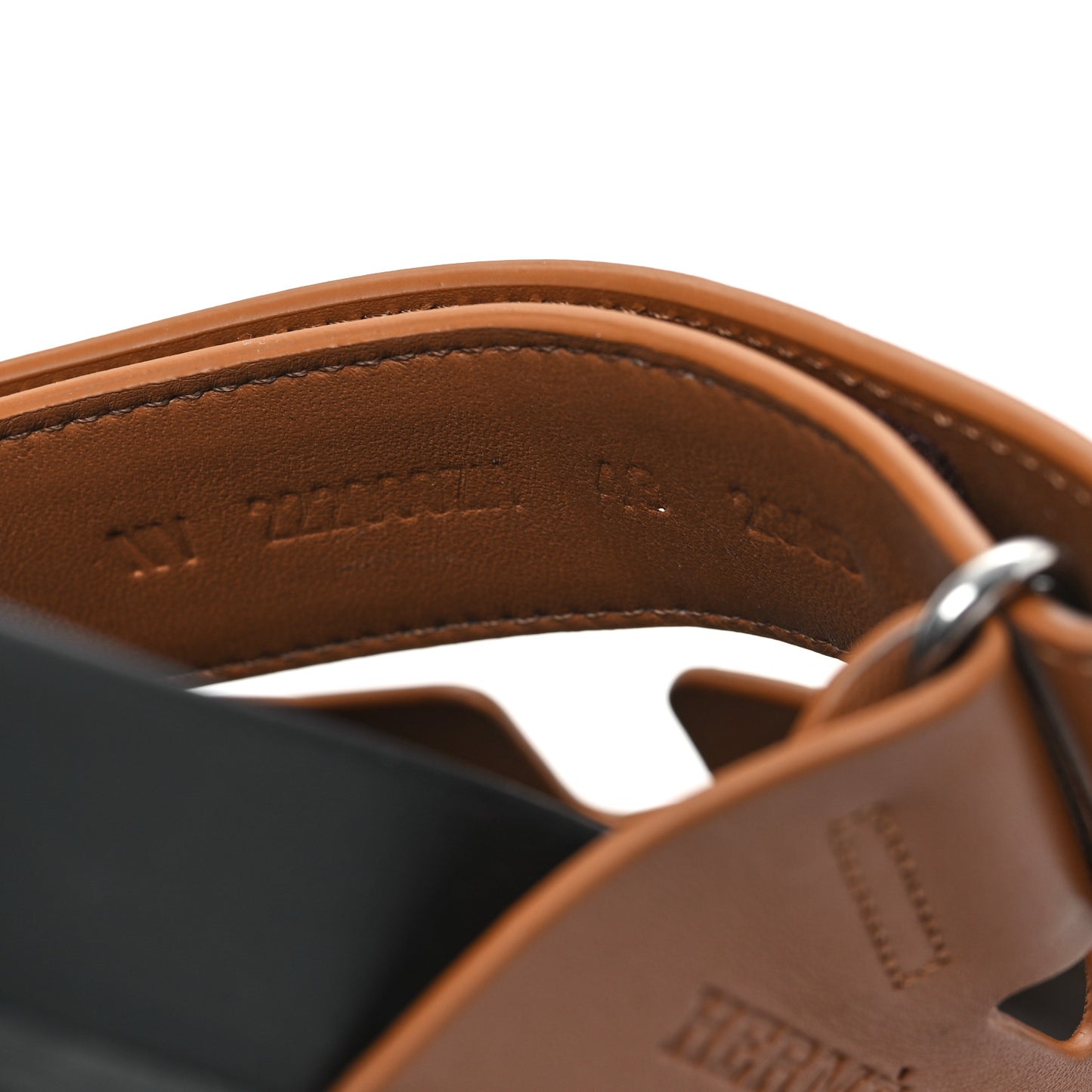 Calfskin Mens Chypre Sandals 43 Naturel