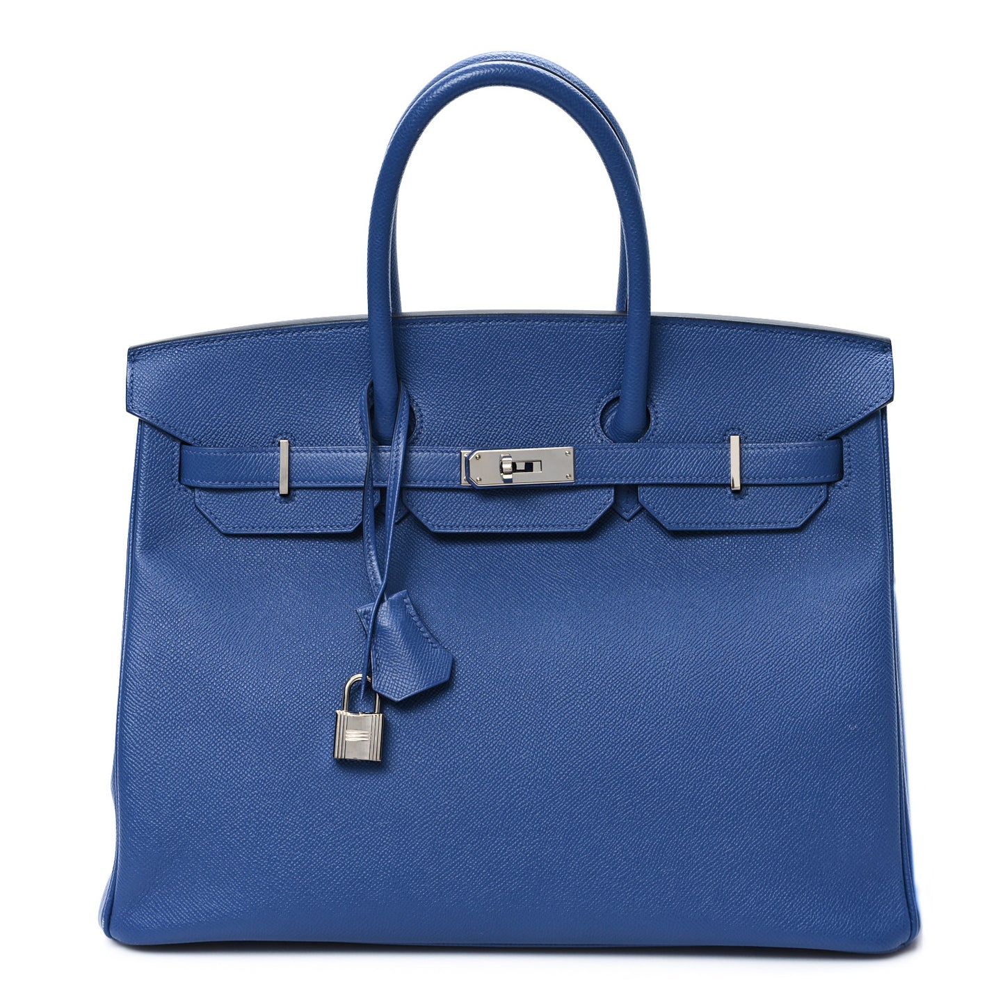 Epsom Birkin 35 Bleu Agate