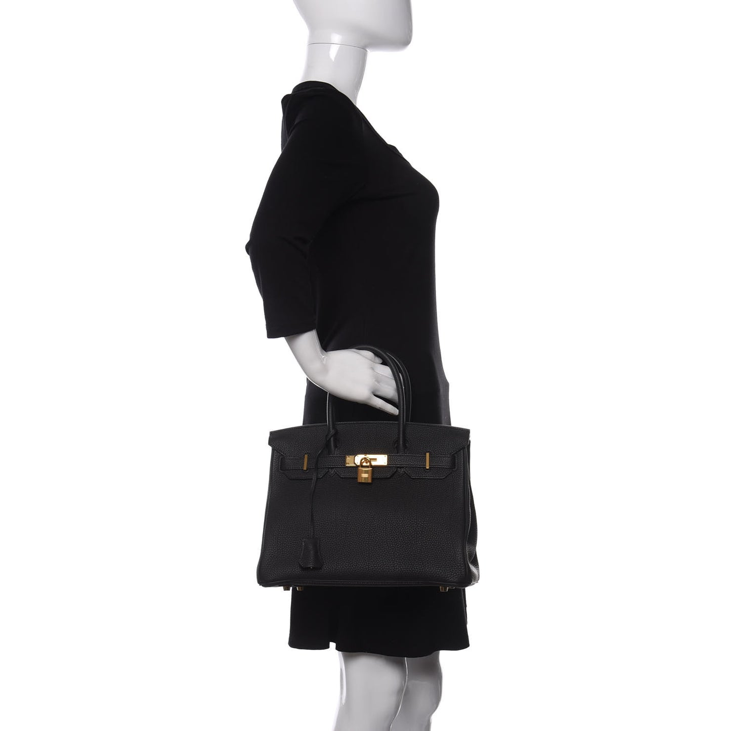 Togo Birkin 30 Black
