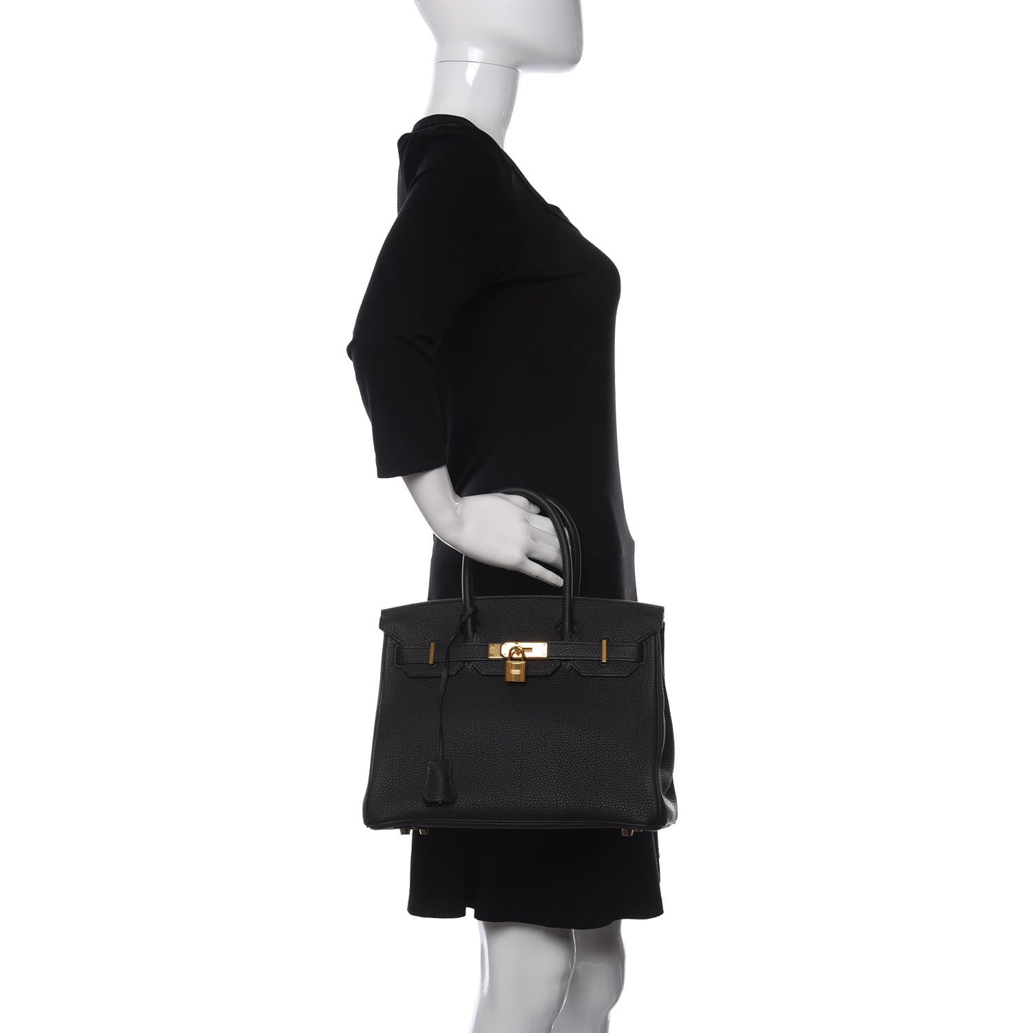 Hermes Togo Birkin 30 Black 2 of 12