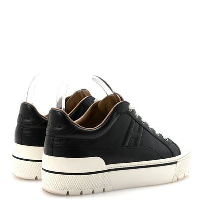 Hermes Calfskin Womens Voltage Sneakers 38 Black 5 of 9