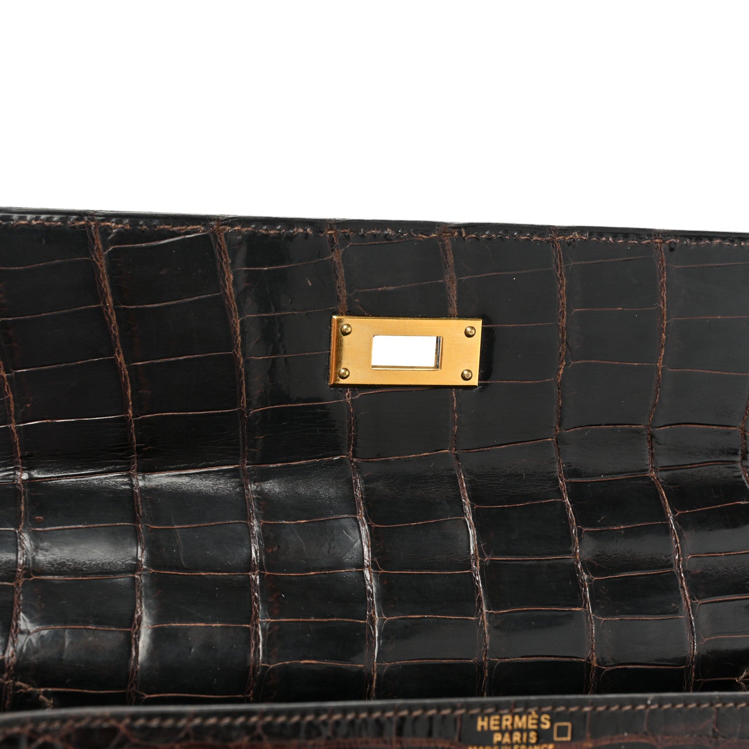 Hermes Shiny Alligator Kelly Sellier 28 Ebene 9 of 19