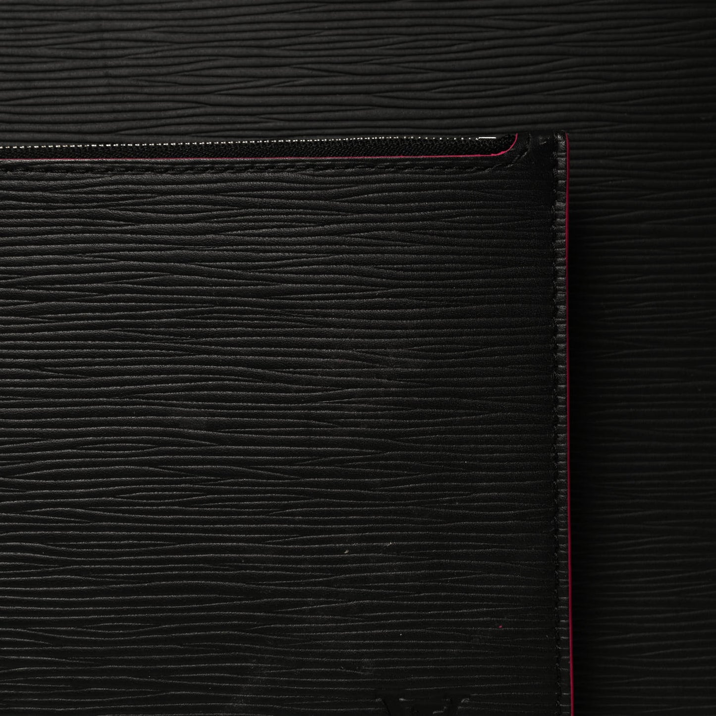 Epi Neverfull MM Black Hot Pink