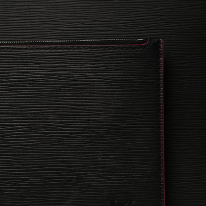 Louis Vuitton Epi Neverfull MM Black Hot Pink 12 of 15