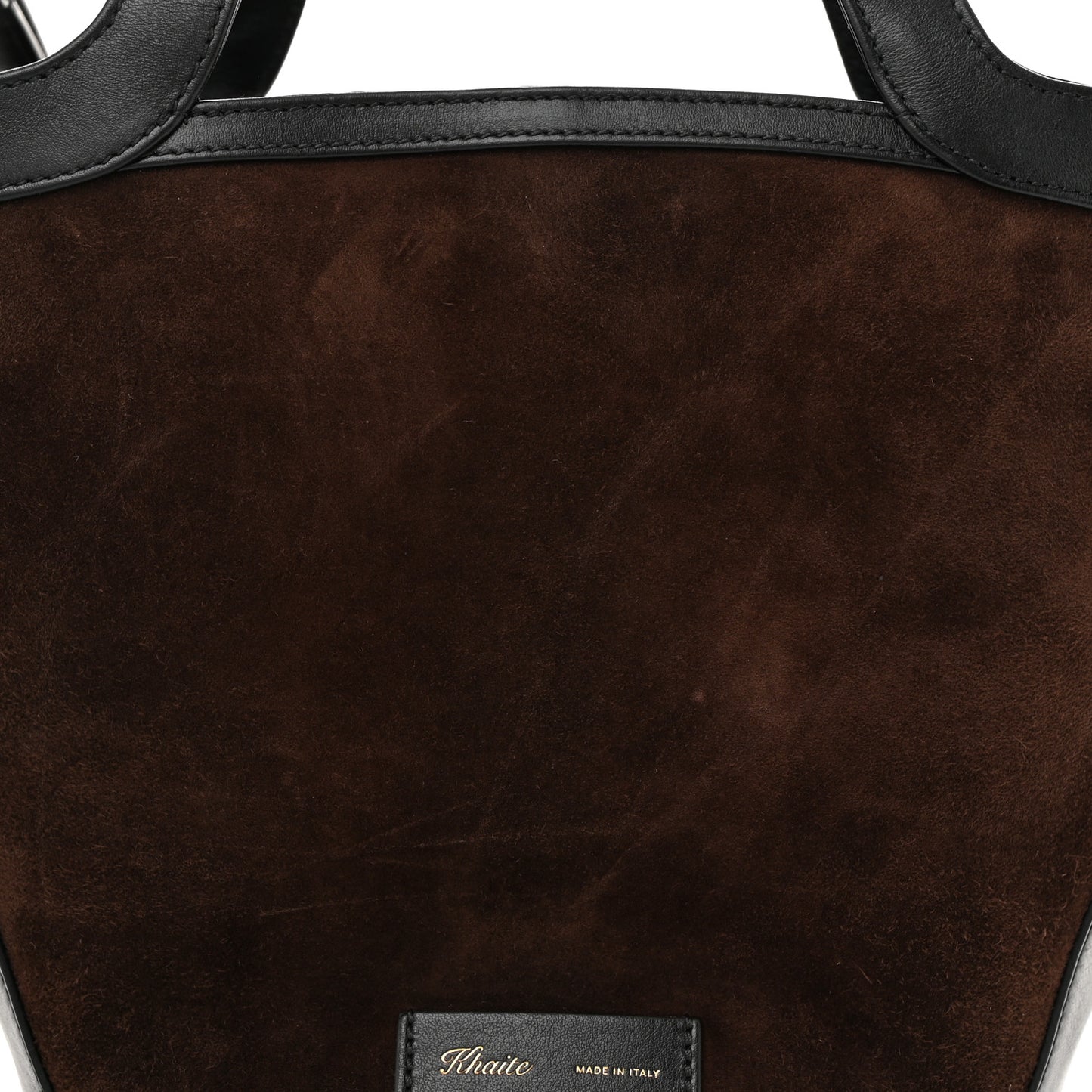 Suede Calfskin Small Nora Tote Coffee