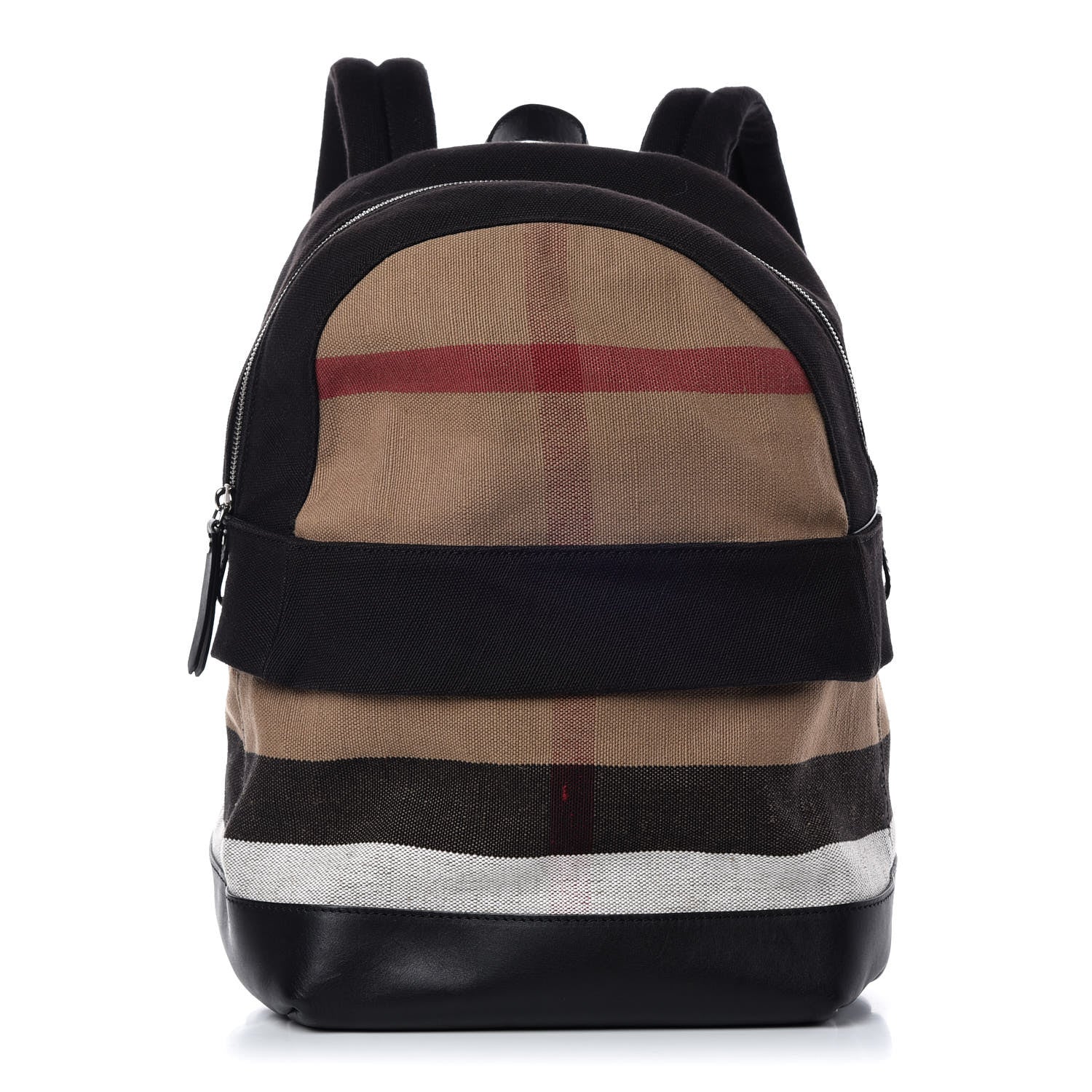 Burberry Jute Calfskin Mega Check Children's Backpack 1 of 11