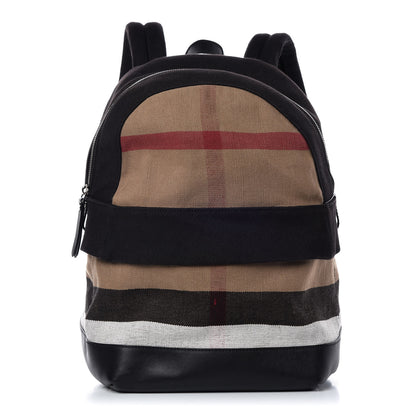 Burberry Jute Calfskin Mega Check Children's Backpack 1 of 11