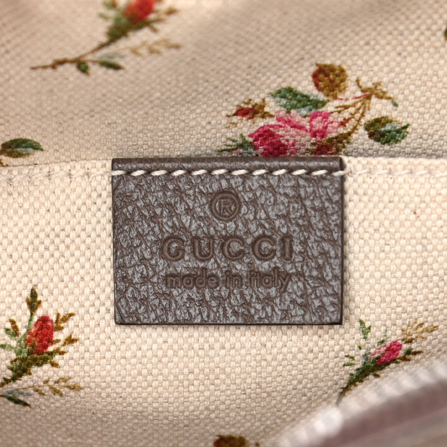 Gucci GG Supreme Monogram Web Neo Vintage Shoulder Bag Beige New Acero Crop 6 of 11