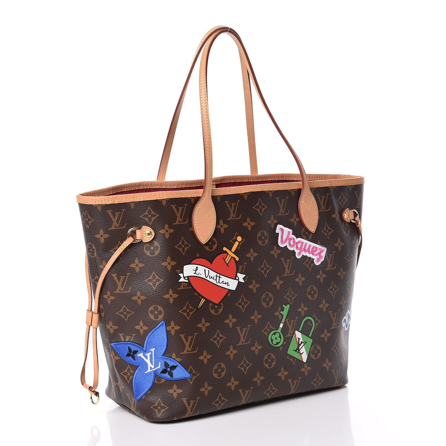 Louis Vuitton Monogram Travel Stickers Neverfull MM 3 of 9