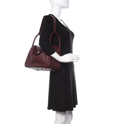 Hermes Evercolor Lindy 30 Bordeaux 2 of 11