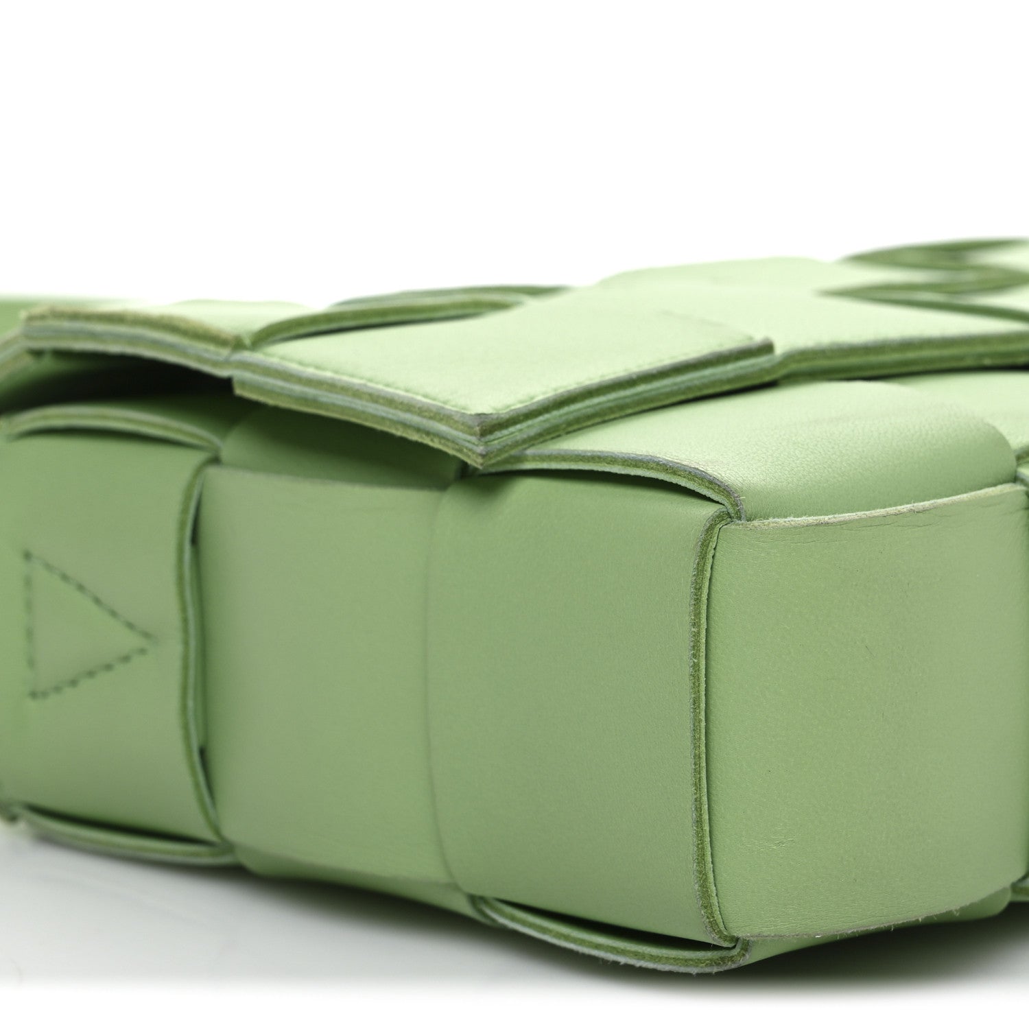Bottega Veneta Nappa Maxi Intreccio Cassette Bag Pistachio 8 of 11