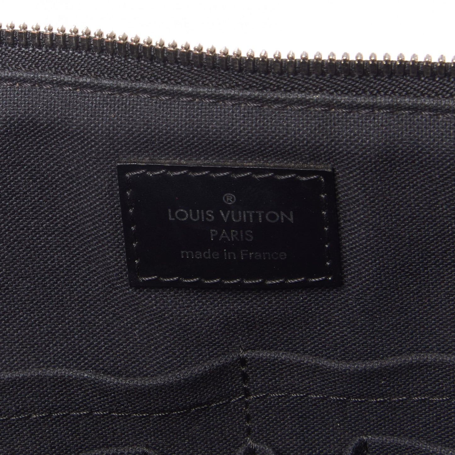 Damier Graphite Porte-Documents Jour
