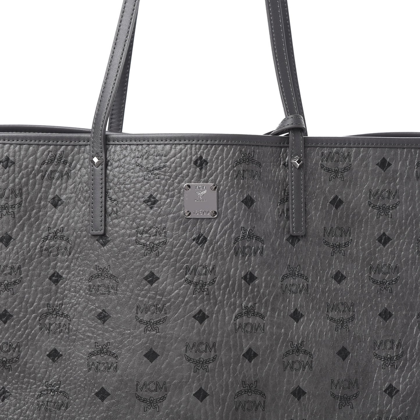 Visetos Medium Liz Reversible Shopper Tote Phantom Grey