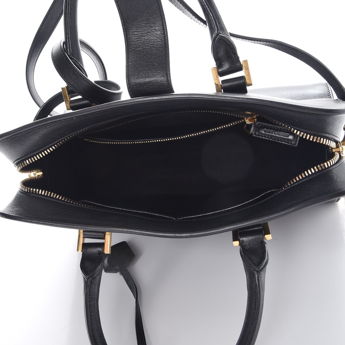 Smooth Calfskin Small Cabas Monogram Black