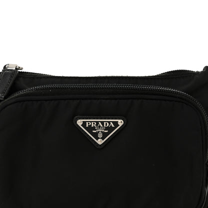 Prada Re-Nylon Saffiano Belt Bag Black 7 of 10