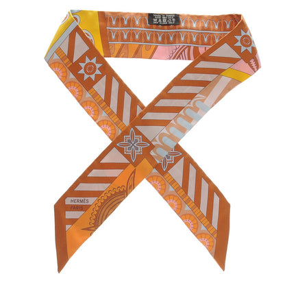 Hermes Silk Geometrie Cretoise Silk Twilly 1 of 5