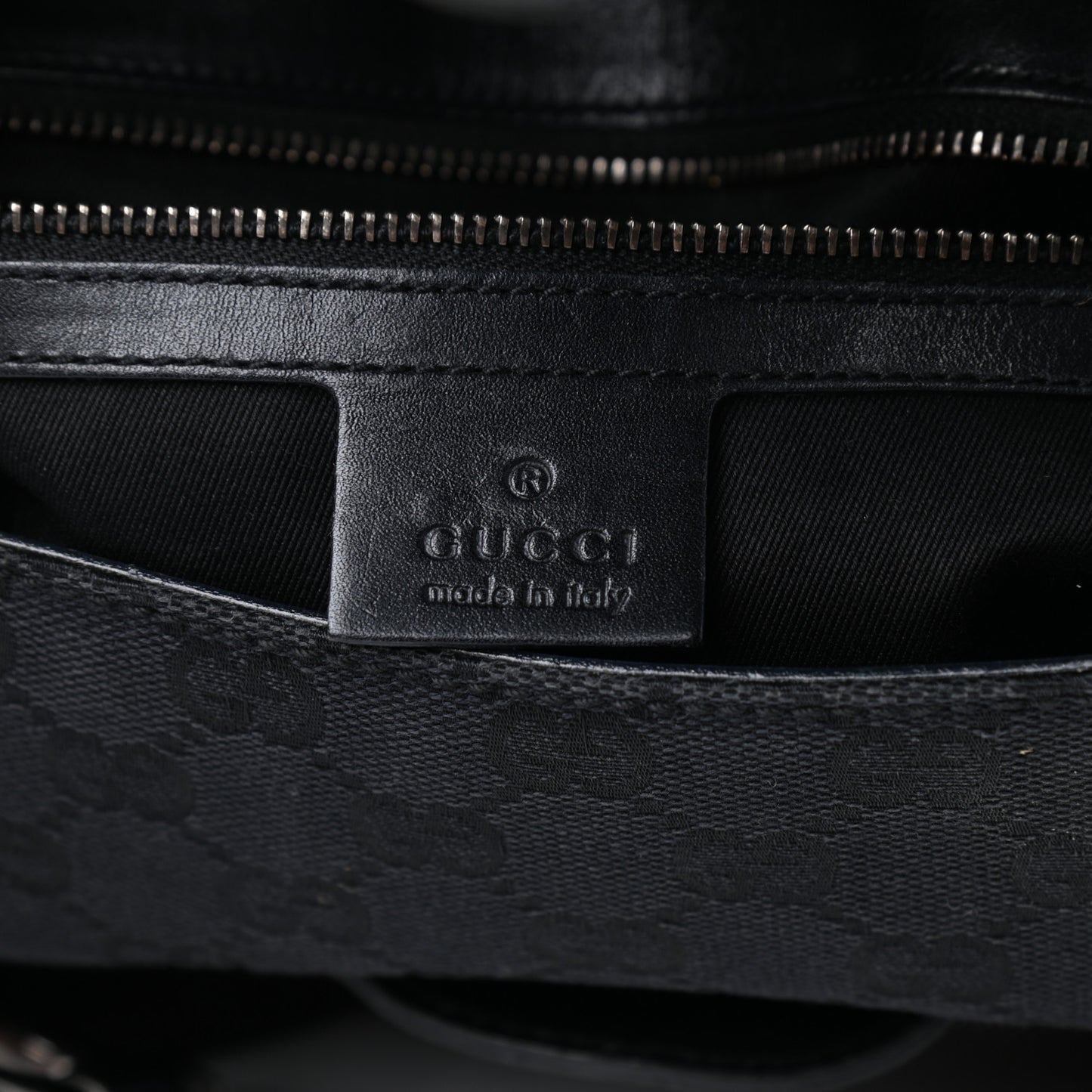 Monogram Horsebit Chain Flap Shoulder Bag Black